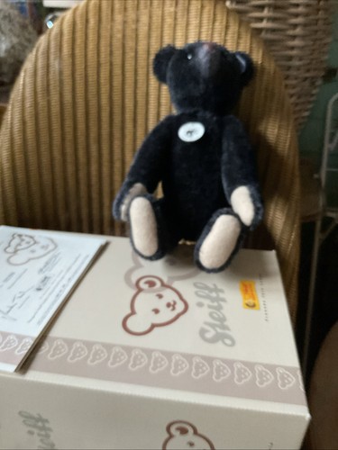 Steiff black teddy bear - teddy, cm
