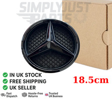 Mercedes Benz Emblem Gloss Black Grill Star Badge W205 W166 W176 PN A0008880060