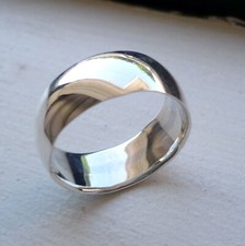 8mm 925 STERLING SILVER MEN'S