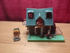 Postman Pat Rare Ted Glen Watermill Building & Builder Truck with Figure