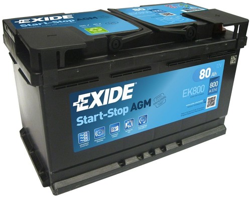 115agm car battery - battery, exide