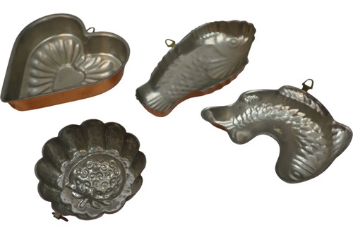 Vintage copper and tin - tin, jelly