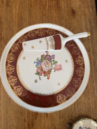 Vintage paris porcelain - , cake