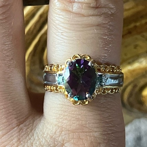 Mystic topaz moissanite - mystic,