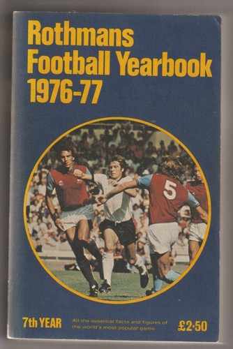 Rothmans football yearbook - rothmans,