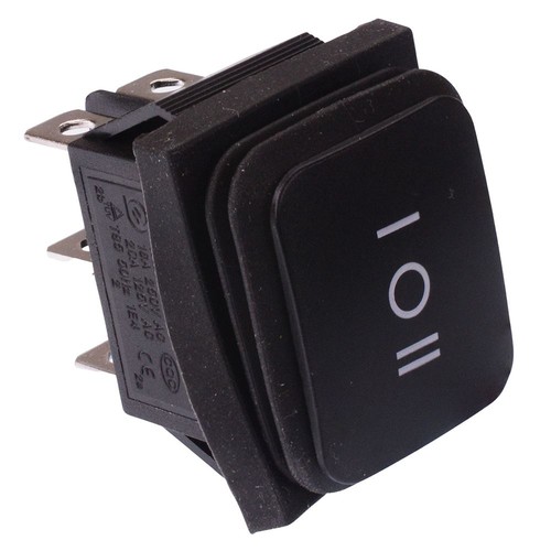 Off waterproof rocker - on-off-on,