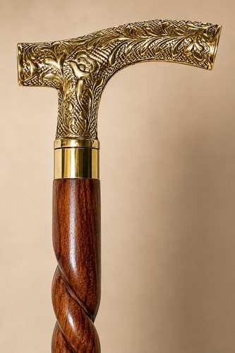 Handcrafted wooden walking - wooden,