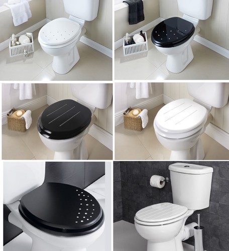 Diamante wooden toilet - diamante, seats