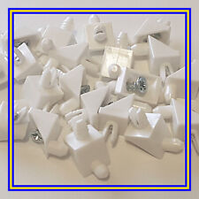 101558 X 18 IKEA KOMPLEMENT PAX Wardrobe Shelf Support/Plug/Pins/Brackets -WHITE