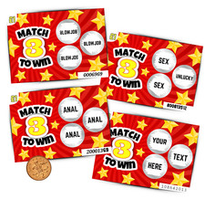 fake Scratch card anniversary