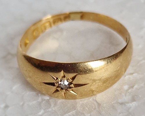 Antique 18ct starburst - 18ct,