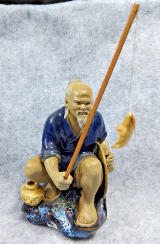 Man fishing figurine cm - man,