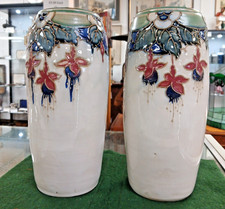 Pair Of Large Doulton Lambeth