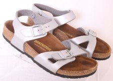 Birkenstock Rio Silver/Tan