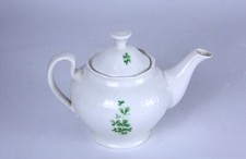 Vintage Irish Parian Donegal China Tea Pot Shamrock Design Celtic Article
