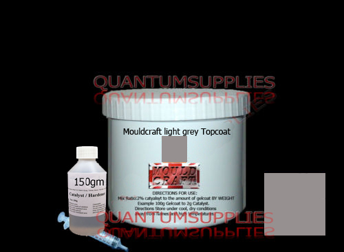 Light grey topcoat - grey, flowcoat
