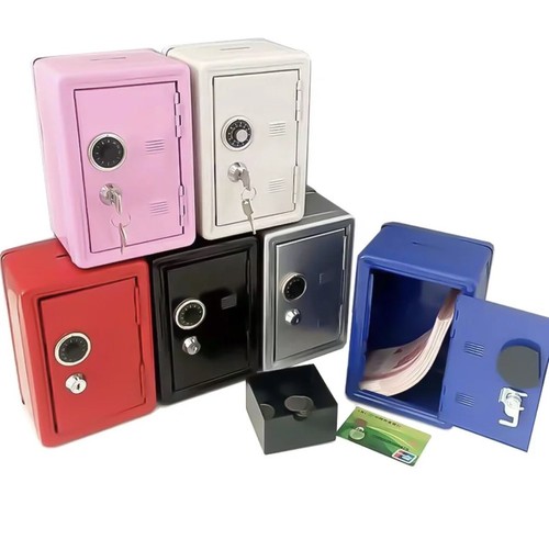 Mini metal coin bank locker - mini,