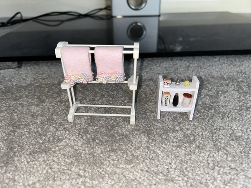 Doll house furniture bathroom - doll,