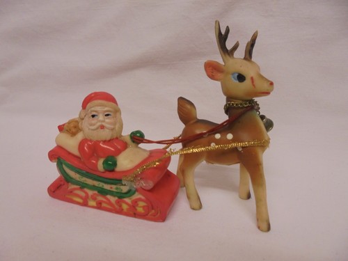 Vintage kitsch wide eyed deer - kitsch,