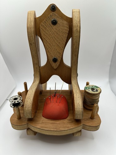 Vintage wooden rocking chair - wooden,