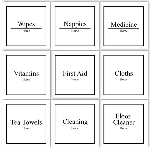 Storage labels kitchen - labels,,