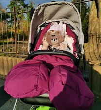 Stokke pram footmuff fuchsia - stokke,