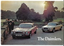 Daimler Sovereign & Double Six Series 2 1973-1974 UK Brochure Saloon & Coupe