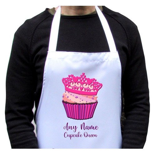 Personalised apron cupcake - personalised,