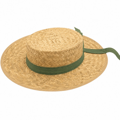 Straw boater venetian - straw,