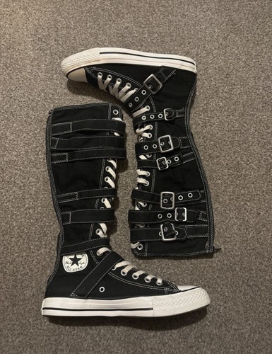Buckle converse knee hi - up,