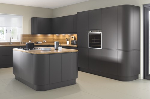 Handleless matt anthracite - matt,
