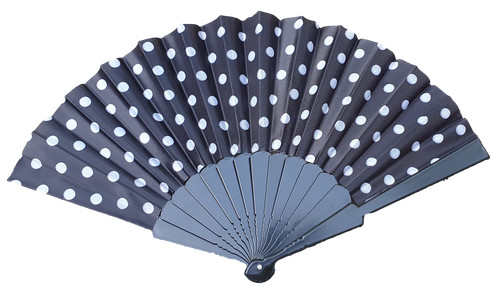 Unisex black polka - 1x, dots