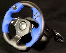 Logitech PlayStation 2 PS2 Driving Force Feedback Replacement Wheel Tested