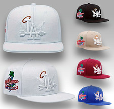LA Flat Brim Snapback