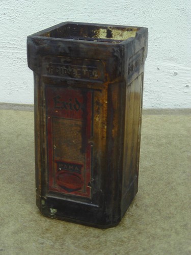 Vintage exide 383d - vintage, glass