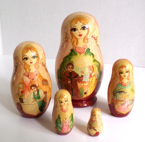Russian matryoshka nesting - matryoshka,