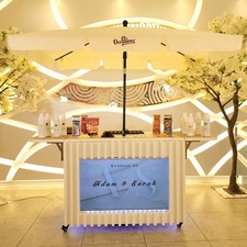 Wooden Pancake Dessert Cart