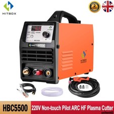 UK Air Plasma Cutter 55A 220V HF Non-Touch Pilot Arc Cutting Machine 2T/4T IGBT