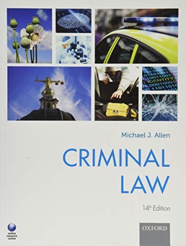 Criminal law allen - law,, michael