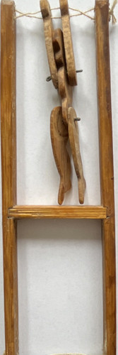 Vintage wooden acrobat - wooden,