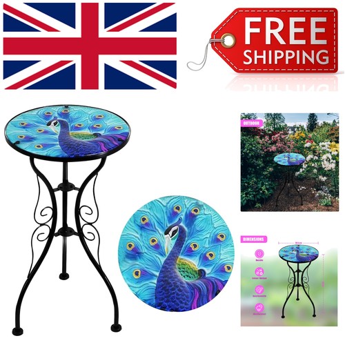Elegant blue peacock mosaic - elegant,