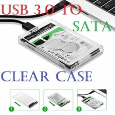USB 3.0 to SATA Hard Drive Enclosure Caddy Case For 2.5" Inch HDD / SSD External