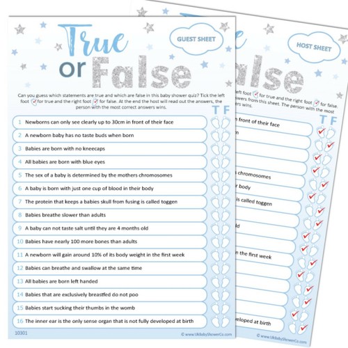 Baby shower game player - game,