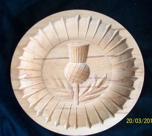 Shortbread mould hand carved - shortbread,
