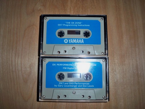 Yamaha dx7 cassettes - yamaha,