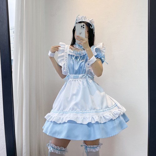 Womens french maid cosplay - french,