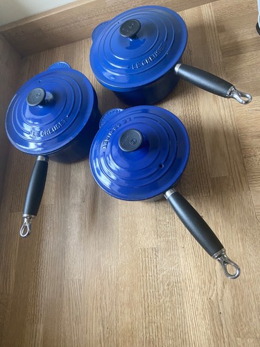 Creuset pan set x3 - le,