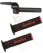 DOMININO SLOW ACTION TRIALS THROTTLE AND RED BLACK GRIPS SCORPA BETA TRS SHERCO