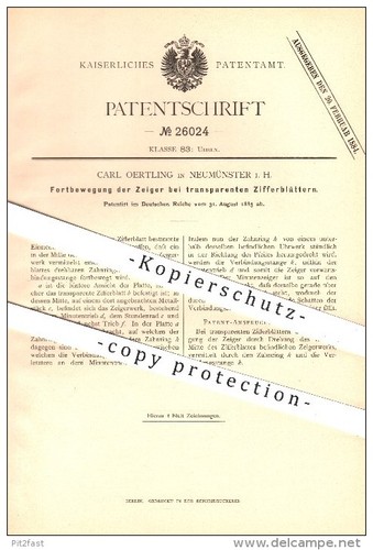Original patent oertling - original,