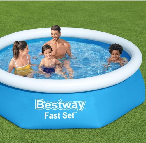 Bestway fast set pool - pool,, above